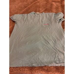 Old Row Tequila Made Me Do It Pocket T-Shirt Comfort Colors Blue Mens XL